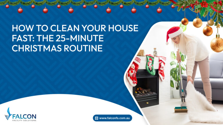 fast house cleaning, 25-minute cleaning routine, quick cleaning, Christmas cleaning,